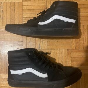 Vans SK8-Hi Professional BMX Shoes Size 13 In Black/White/Gum VN0A45JVY28